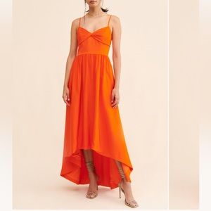 ML Monique Lhuillier Midi Dress Size 4